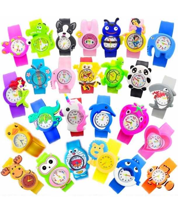 RELOJ INFANTIL ANIMALES SILICONA