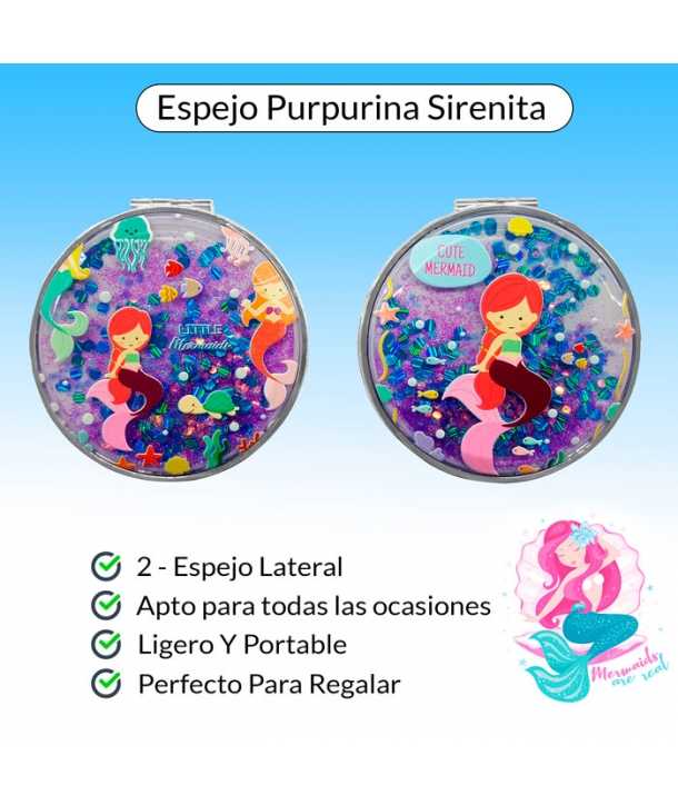 Espejo Chapa Mermaid