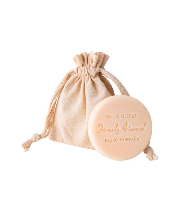 JABÓN NATURAL EN BOLSA DE TELA KRAFT