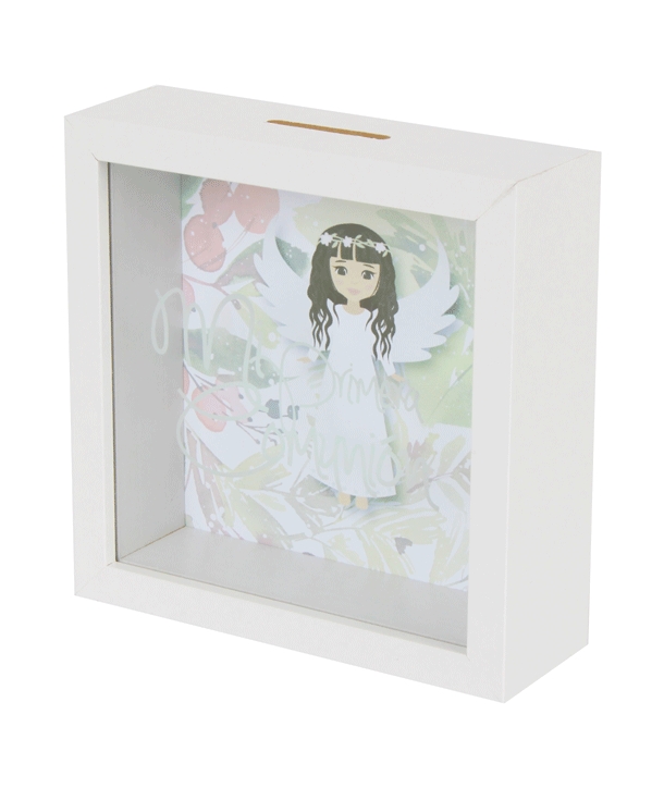 Hucha De Madera Comunión Niño