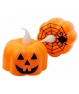 Expositor con 12 Velas con Luz Decoración Halloween Calabaza - Productos Halloween Baratos Originales