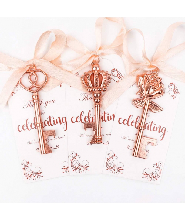 SET 10 ABREBOTELLAS VINTAGE + TARJETA CELEBRATING