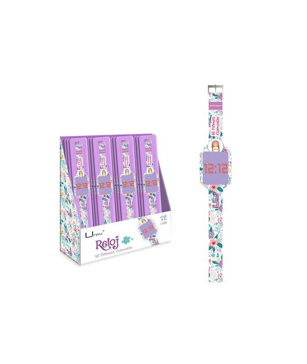 Reloj esfera flamencos silicona