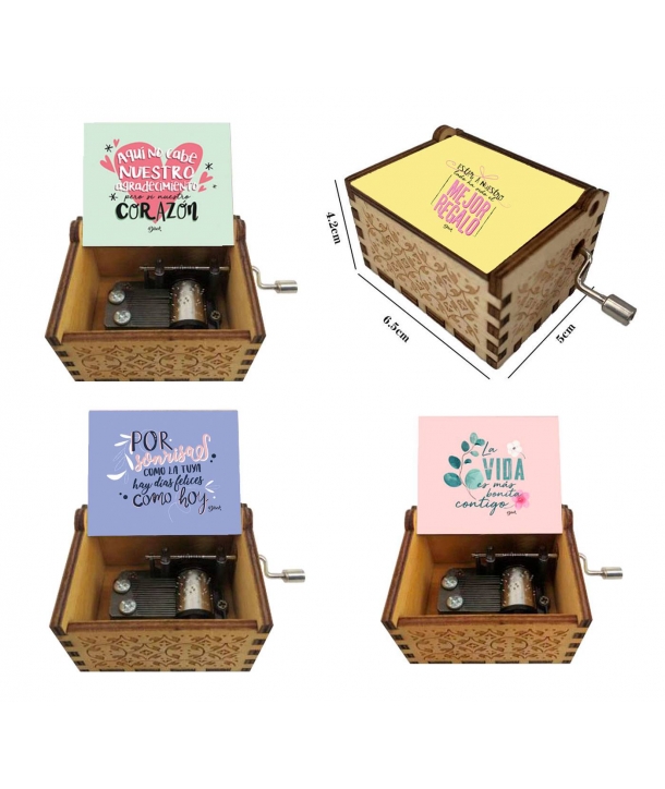 Caja musical frases positiva