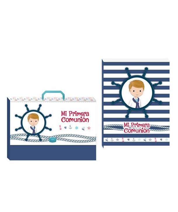 Maletín más libro firmas mi primera comunión