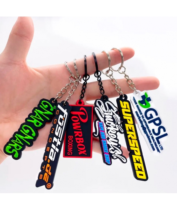 LLaveros de goma suave 2d 3d PVC personalizados baratos logo logotipos, regalos de negocios promocionales, empresas, empresa