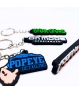 LLaveros de goma suave 2d 3d PVC personalizados baratos logo logotipos, regalos de negocios promocionales, empresas, empresa