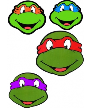 Mascaras de la tortuga Ninja