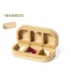 Pastillero de bambú - Detalles prácticos para regalar