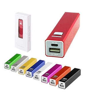 Power Bank 1200 mAh Micro USB En Caja de Regalo con Cable Incluido