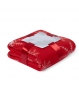 Manta polar con decoración navideña