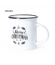 Taza de cerámica con diseño navideño