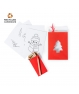 Set de adornos con 6 originales diseños navideños para colorear- Regalos Detalles Navidad Baratos