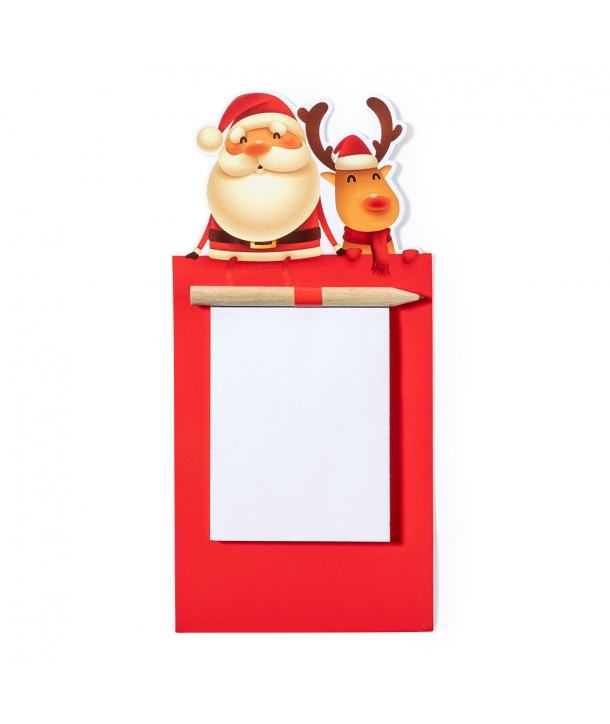 IMAN CON BLOC DE NOTAS NAVIDAD
