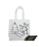 PACK 10 BOLSAS PARA COLOREAR RENO NAVIDAD + CERAS