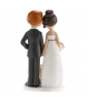 Figura de boda coche just married