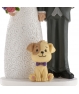Figura de boda coche just married