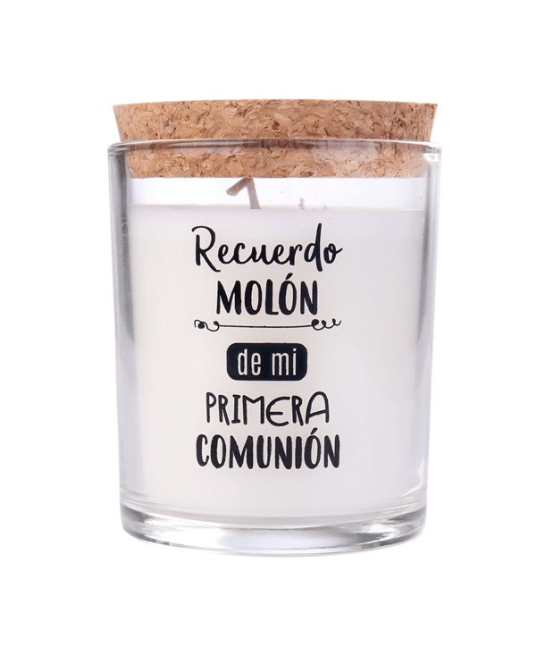 Velas "Recuerdo Molón" Detalles para Comuniones