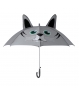 Paraguas infantil con divertidos diseños de gato y rana