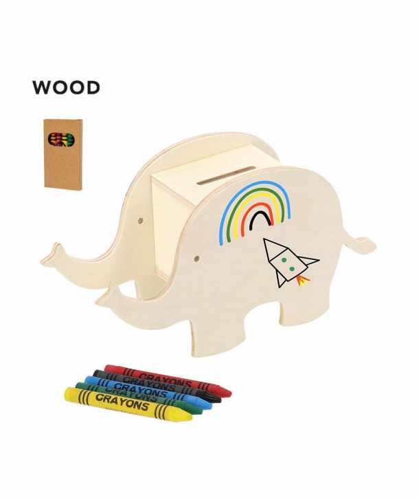 Mochila Selva con 5 Ceras para Colorear Pintar - Detalles Niños Cumpleaños Regalos baratos colegios