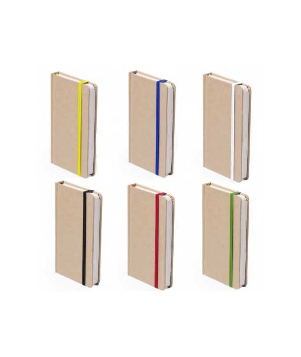 Libreta llamas con cierre elástico