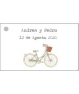 Tarjetas personalizadas Bicicleta