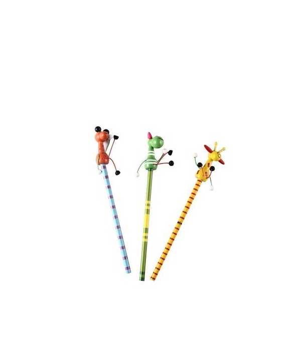 Lápiz de Madera Animales