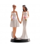 Pareja de boda lesbiana actual