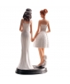 Pareja de boda lesbiana actual