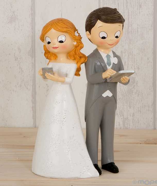 Figura pastel Pop & Fun Novios Tecnológicos