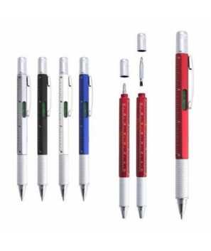 Bolígrafo con 4 Accesorios Multifunción