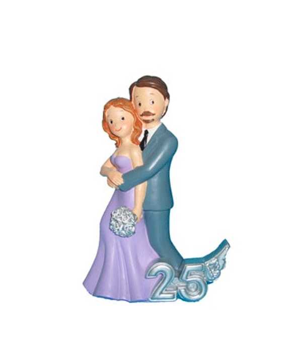 Figura novios sentados 25 aniversario&nbsp;