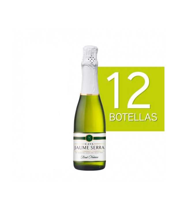 Lote de 12 Botellines Botellas Vino Pata Negra Valdepeñas Gran Reserva 375ml