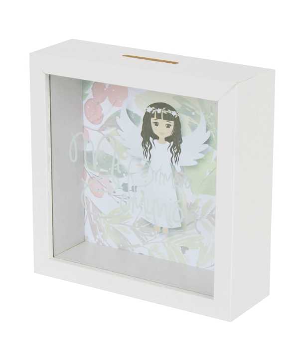 Hucha De Madera Comunión Niño