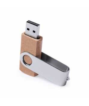 USB cartón reciclado 16 Gb presentado en estuche Regalos ecológicos