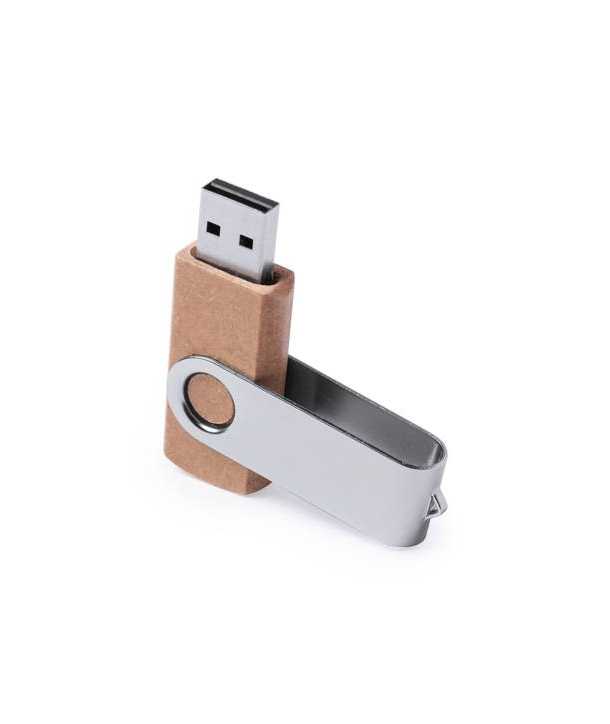 USB cartón reciclado 16 Gb presentado en estuche