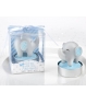 Vela Bautizo Elefante Azul en caja