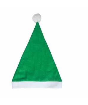 GORRO PAPA NOEL VERDE - Comprar Gorros Navidad Verdes