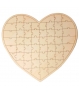 PUZZLE DE FIRMAS MADERA CORAZÓN