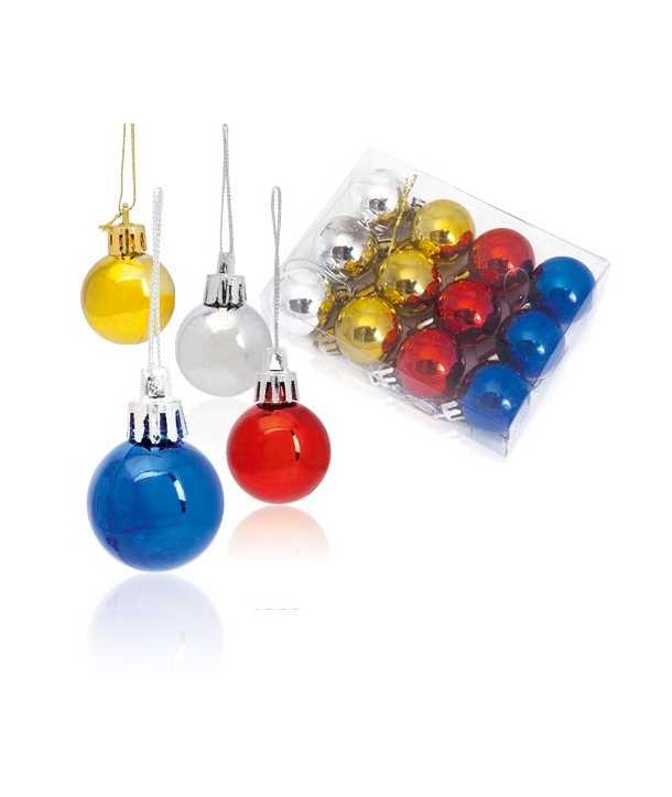 SET DE 12 BOLAS CHRISTMAS