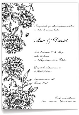 Invitaciones de boda elegantes