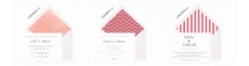 Invitaciones de boda rojas