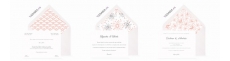 Invitaciones de boda salmón