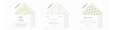 Invitaciones de boda verdes