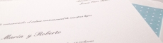 Invitaciones clásicas con sobres